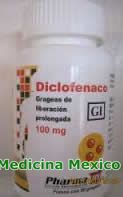 Generic Diclofenac 100mg 50 tabs, Diclofenaco